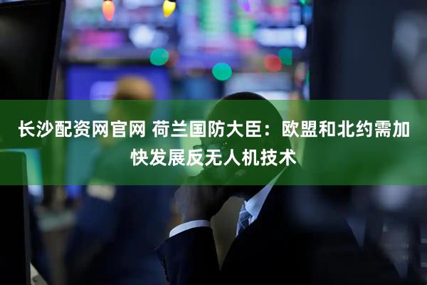 长沙配资网官网 荷兰国防大臣：欧盟和北约需加快发展反无人机技术